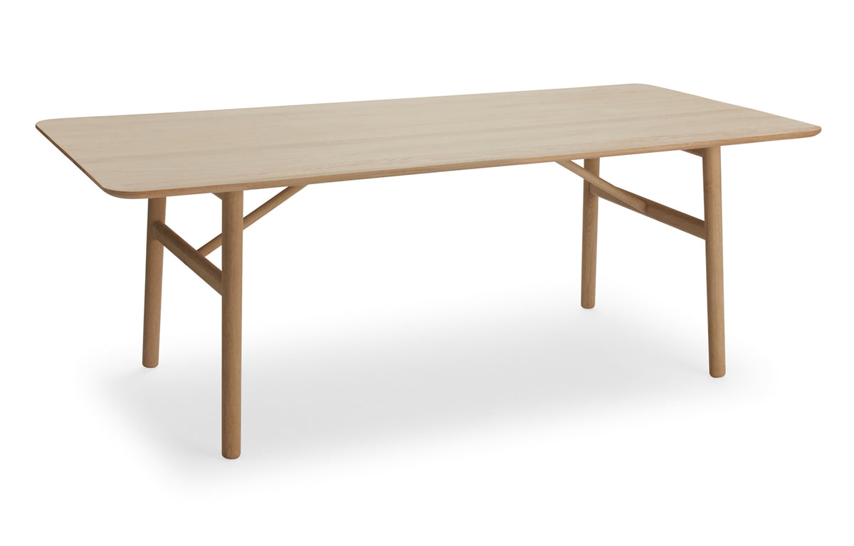 Hven Table by Skagerak - 75" x 37", White Soap Treated Oak.