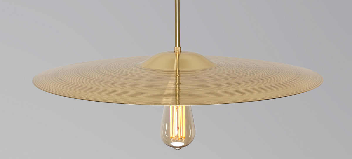 Ico 20" Pendant by Cerno, showing ico 20" pendant in live shot.