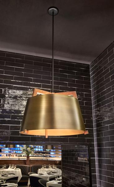Ignis 24" Pendant by Cerno, showing of ignis 24" pendant in live shot.