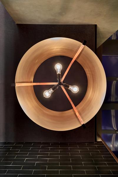 Ignis 24" Pendant by Cerno, showing of ignis 24" pendant in live shot.