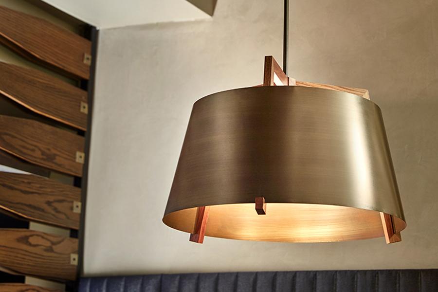 Ignis 24" Pendant by Cerno, showing of ignis 24" pendant in live shot.