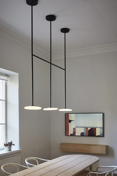 Ihana Pendant/Ceiling Light by Marset, showing ihana pendant/ceiling light in live shot.