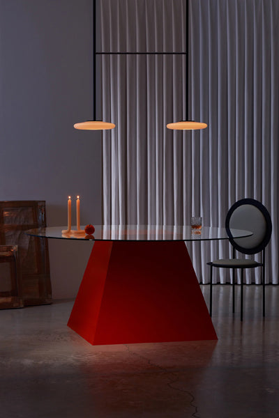 Ihana Pendant/Ceiling Light by Marset, showing ihana pendant/ceiling light in live shot.