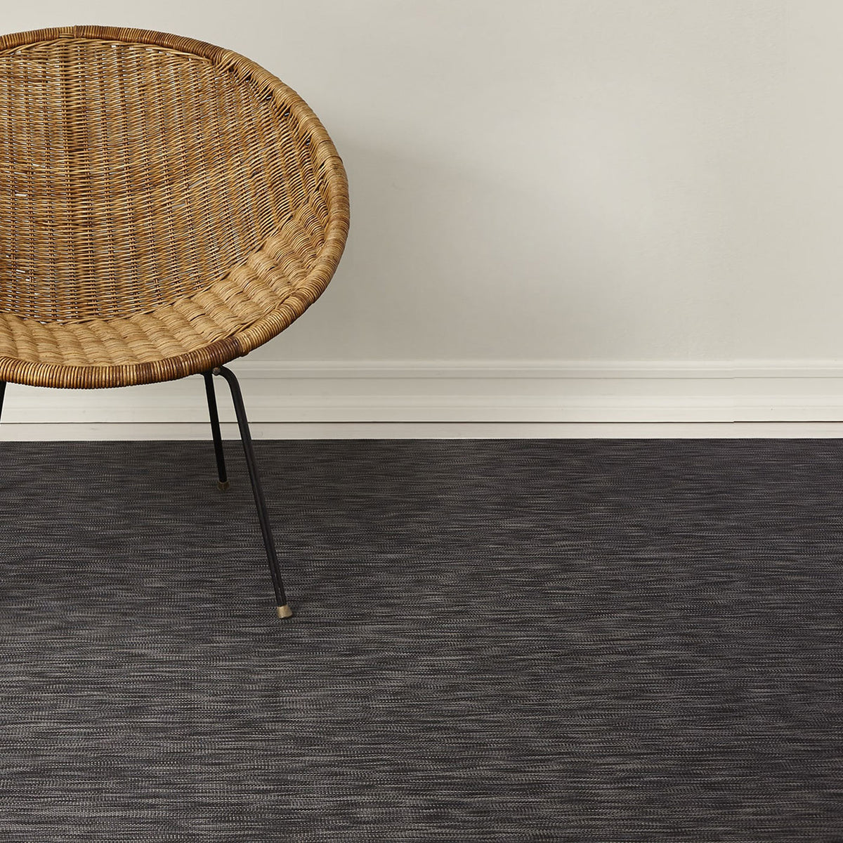 Ikat Woven Floor Mat by Chilewich, showing ikat woven floor mat in live shot.