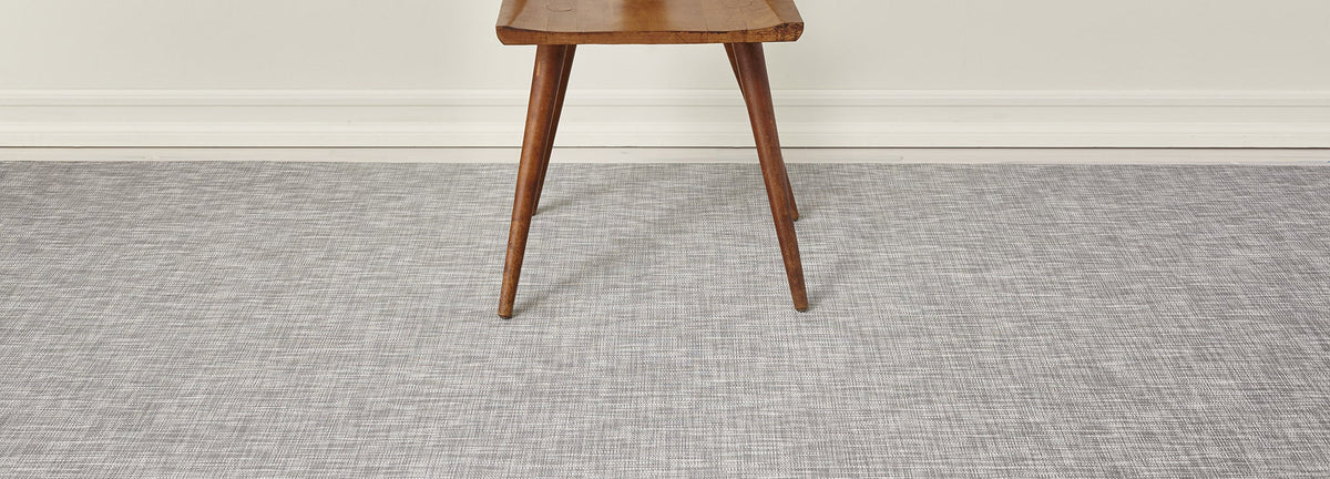 Ikat Woven Floor Mat by Chilewich, showing ikat woven floor mat in live shot.