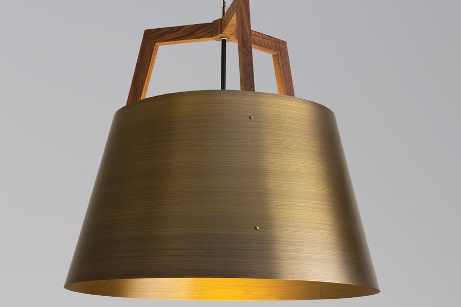 Imber 17" Pendant by Cerno, showing of imber 17" pendant in live shot.