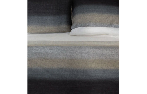 INES Grey Linen Duvet by Area
