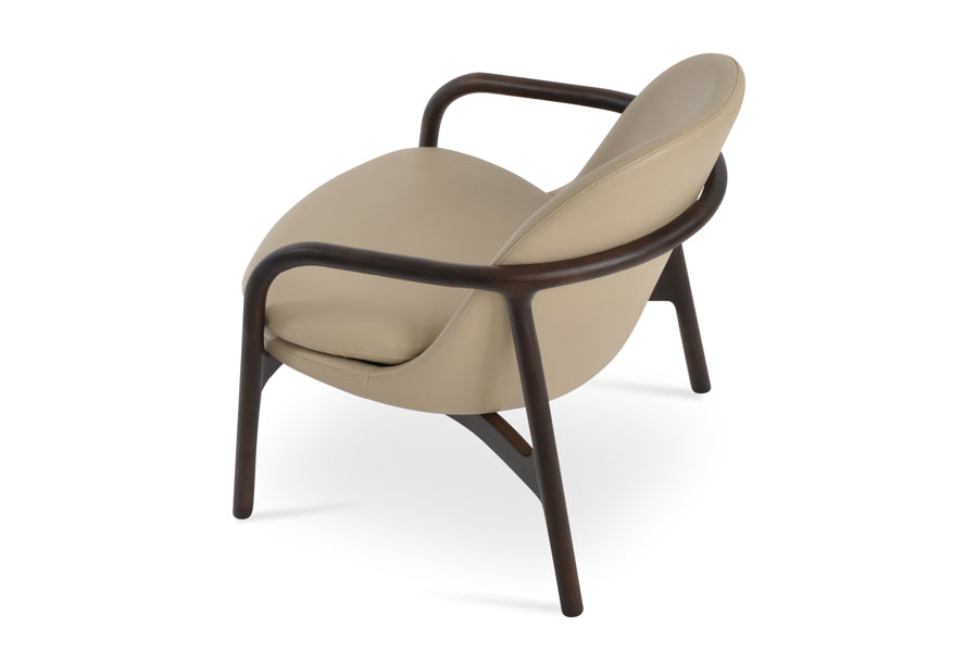 Infinity Lounge Chair by SohoConcept, showing back angle view of lounge chair.