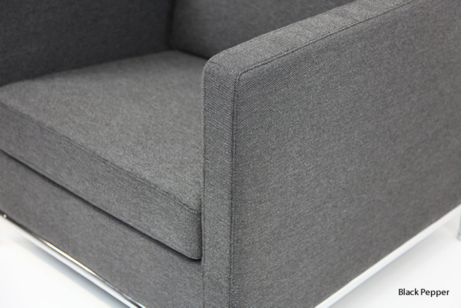 Istanbul Arm Chair by SohoConcept, showing closeup view of istanbul arm chair in live shot.