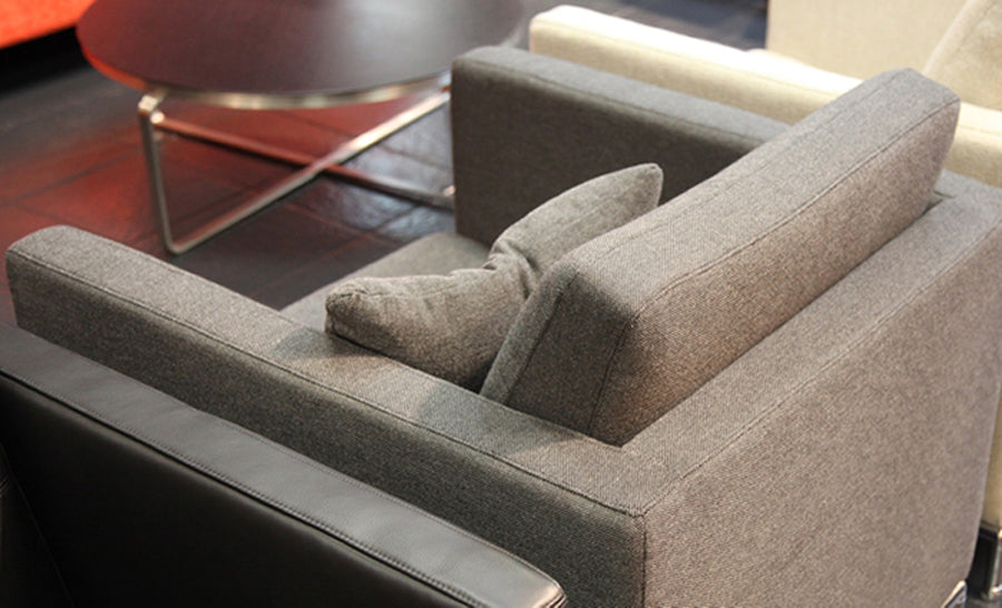 Istanbul Arm Chair by SohoConcept, showing closeup view of istanbul arm chair in live shot.
