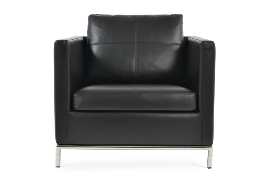 Istanbul Arm Chair by SohoConcept, showing front view of istanbul arm chair.