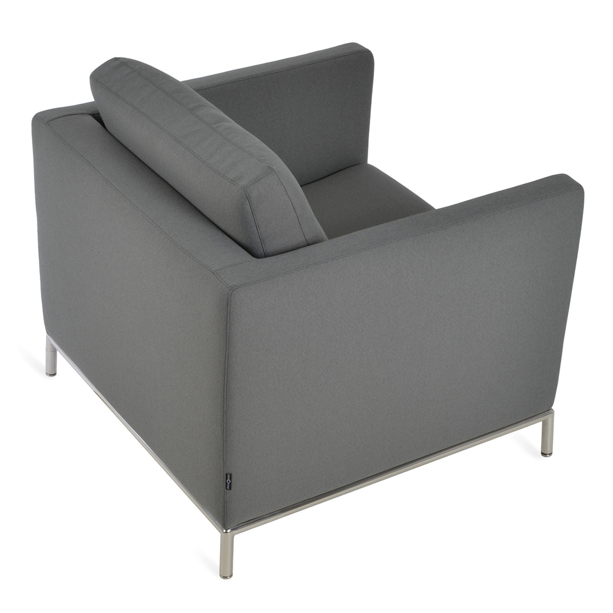 Istanbul Arm Chair by SohoConcept, showing back angle view of istanbul arm chair.