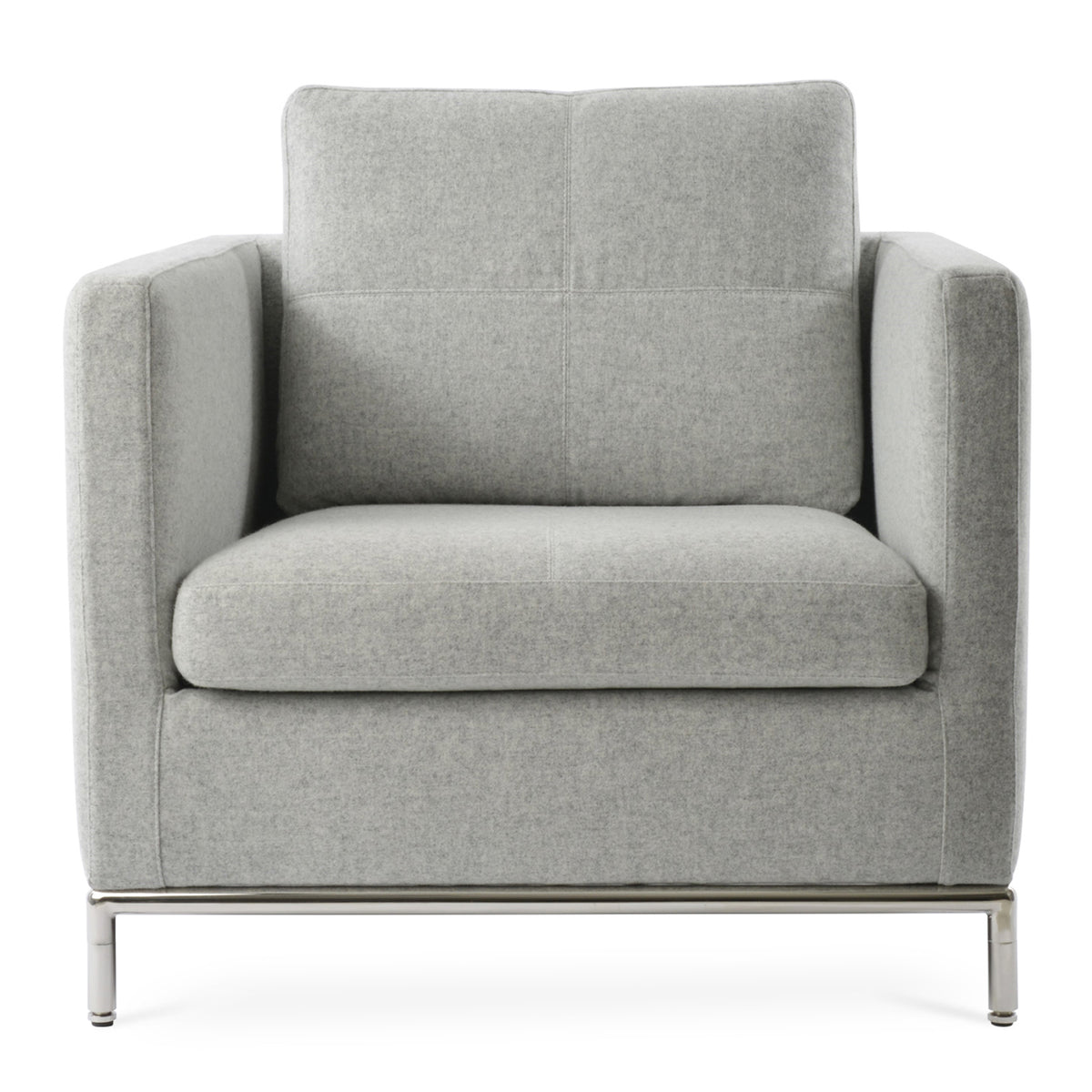 Istanbul Arm Chair by SohoConcept, showing front view of istanbul arm chair.