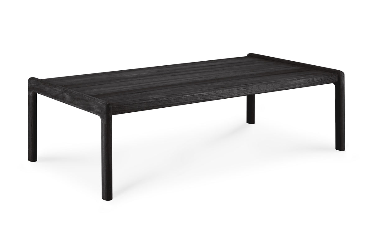 Jack Outdoor Coffee Table by Ethnicraft - 47" x 26", Teak Black
