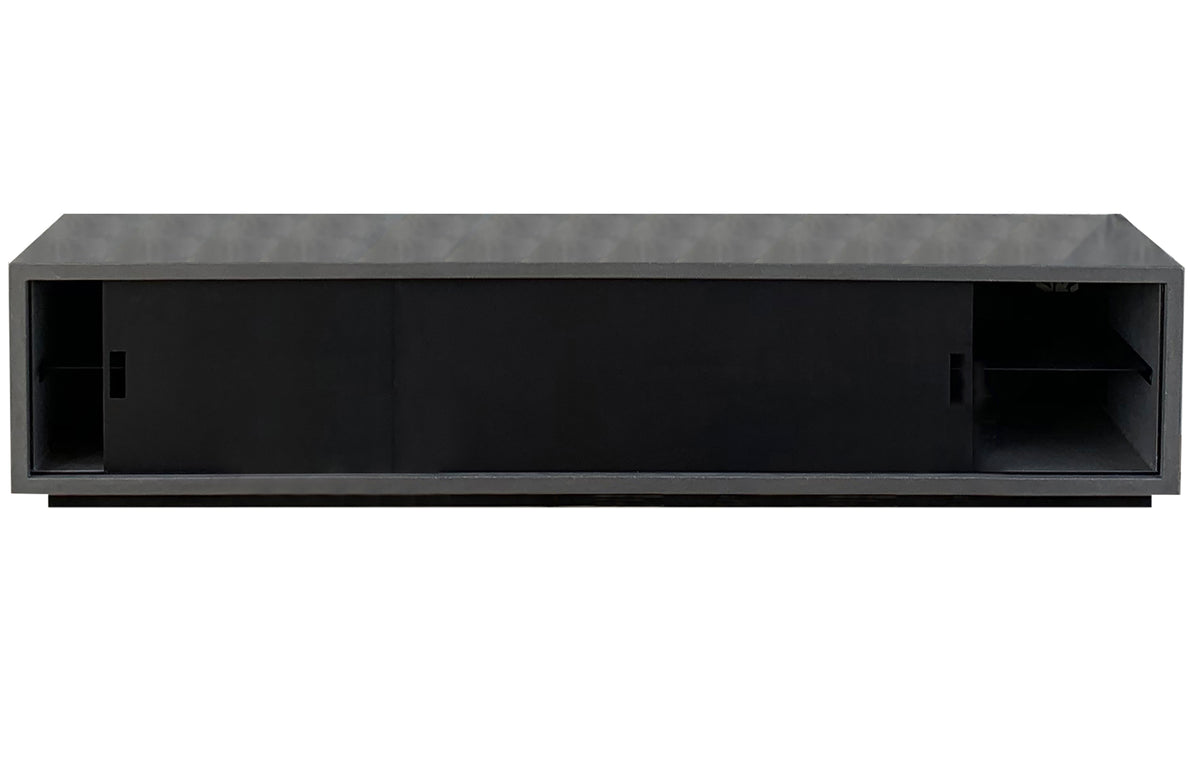 James De Wulf Game Console Table by De Wulf - Black Concrete.
