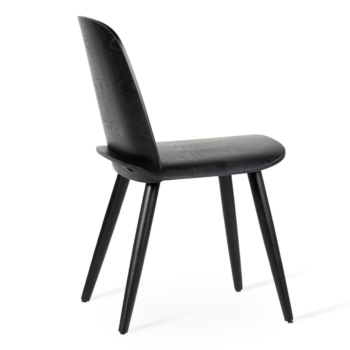 Janelle Dining Chair by SohoConcept, showing side angle view of dining chair.