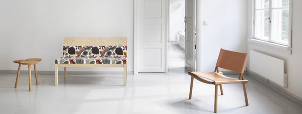 July Stool-Table by Nikari, showing july stools/tables in live shot.