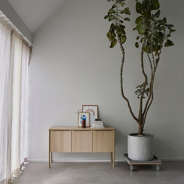 Jut Cabinet by Skagerak, showing jut cabinet in live shot.