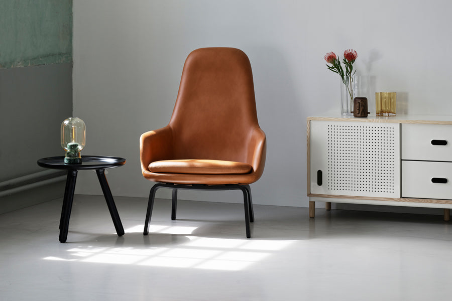 Kabino Sideboard by Normann Copenhagen, showing closeup view of kabino sideboard in live shot.