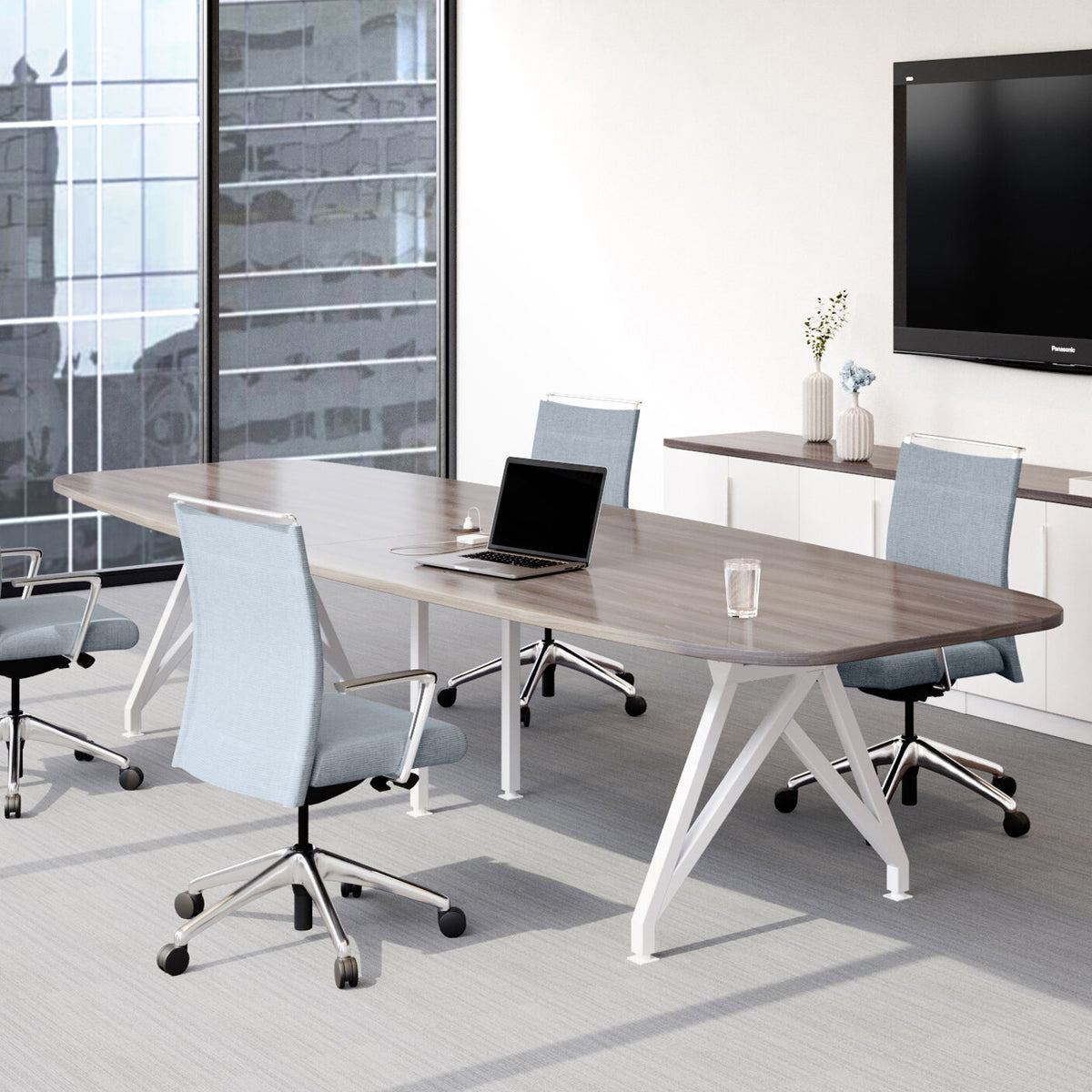 Kayak Conference Table by Scale 1:1, showing kayak conference table in live shot.