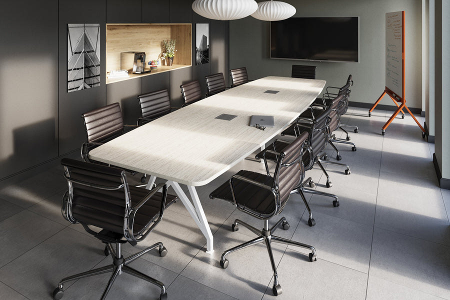 Kayak Conference Table by Scale 1:1, showing kayak conference table in live shot.