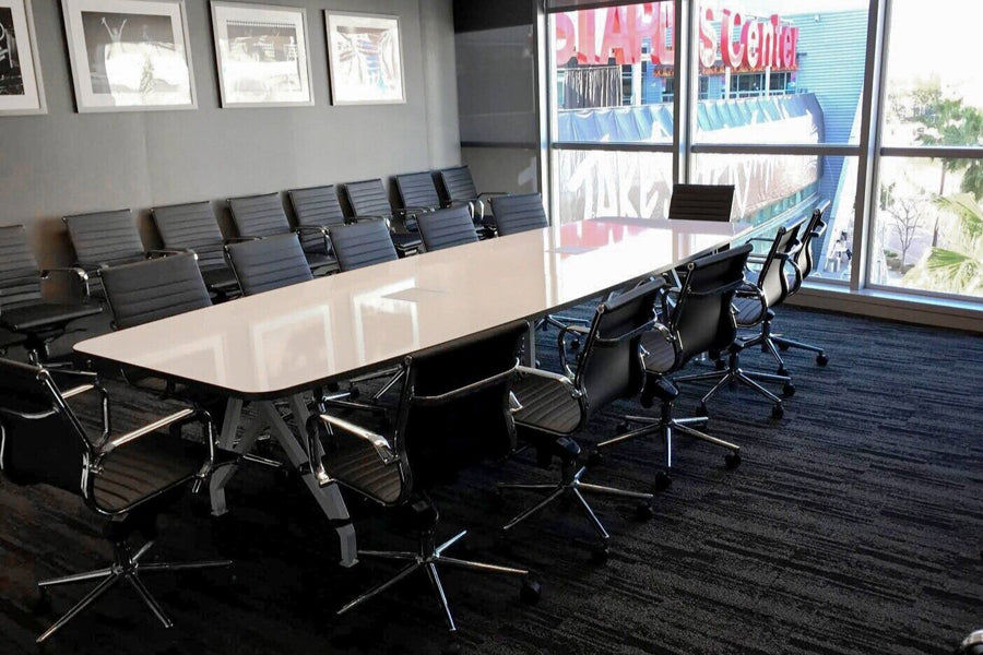 Kayak Conference Table by Scale 1:1, showing kayak conference table in live shot.