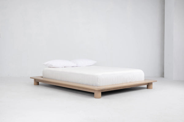 Kiral Platform Bed by Sun at Six - Nude Wood.