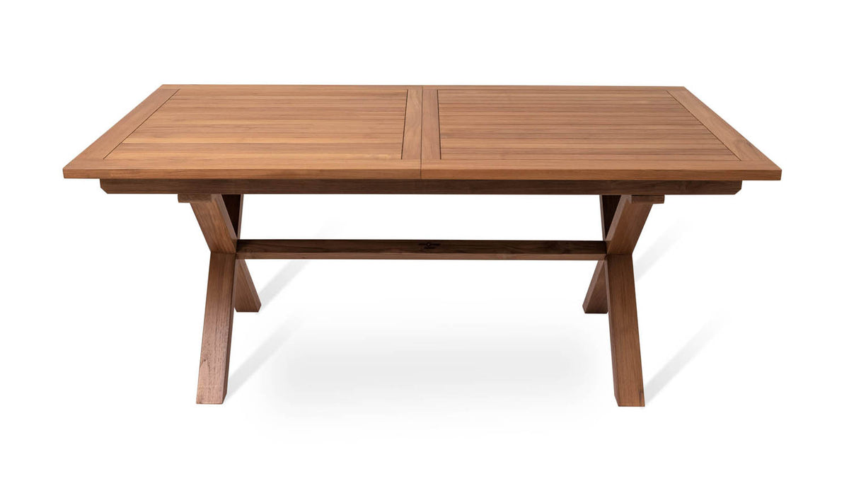 Kleopatra Extendable Table by SohoConcept, showing front view of kleopatra extendable table.