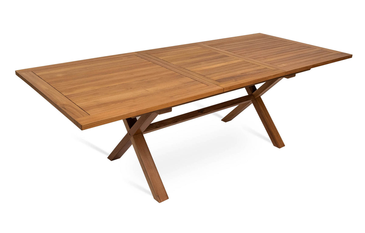 Kleopatra Extendable Table by SohoConcept, showing right angle view of kleopatra extendable table.