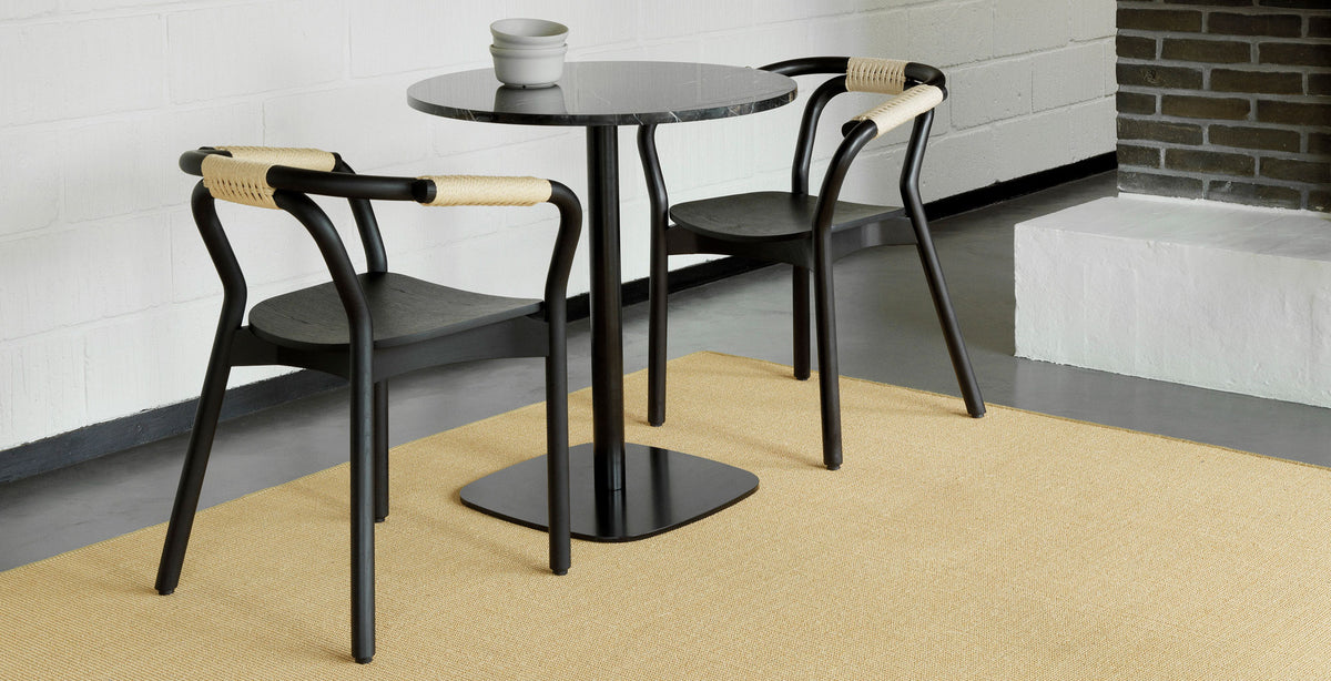Knot Chair by Normann Copenhagen, showing knot chairs in live shot.