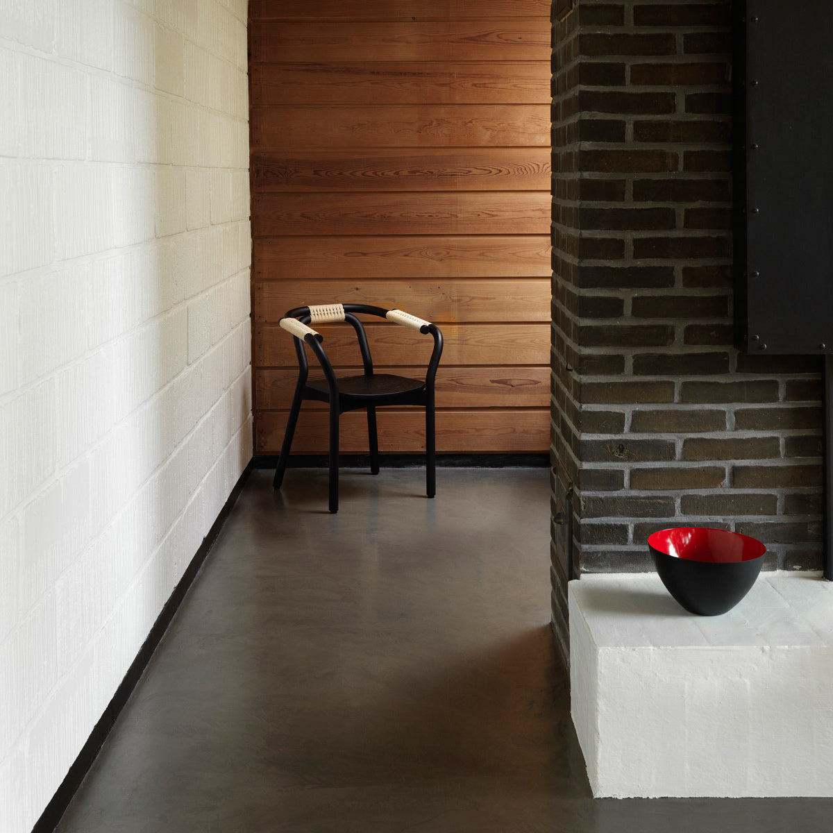 Knot Chair by Normann Copenhagen, showing knot chair in live shot.