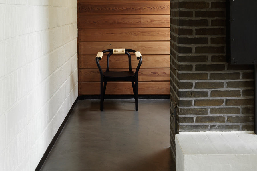 Knot Chair by Normann Copenhagen, showing knot chair in live shot.