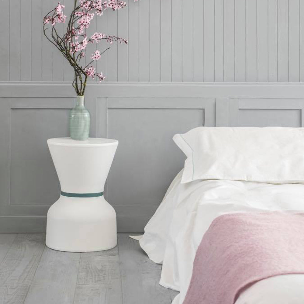 KO Side Table Stool by Toou, showing ko side table stool in live shot.