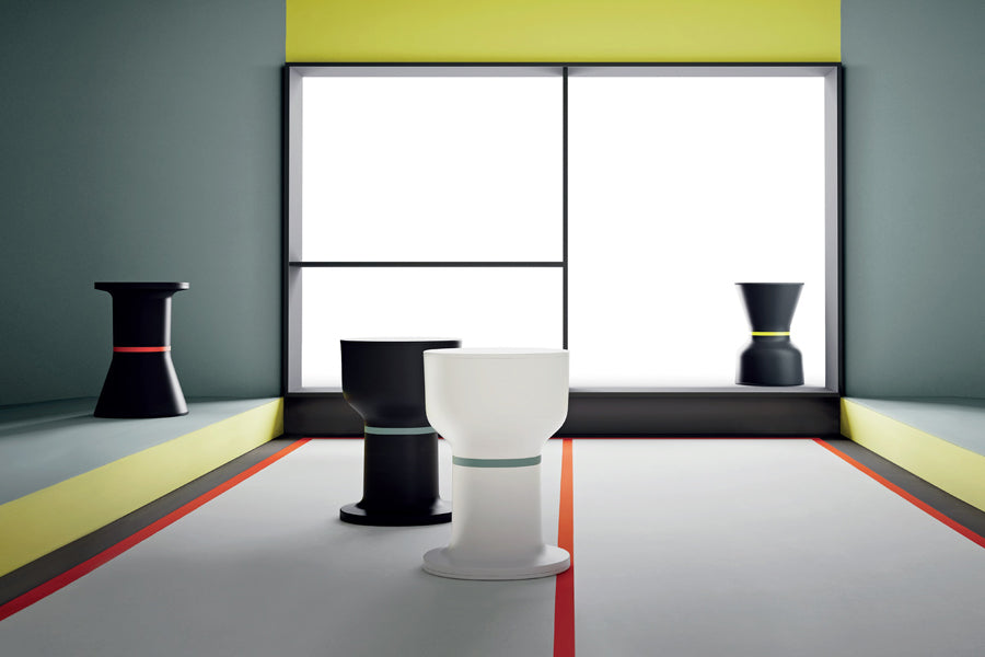 KO Side Table Stool by Toou, showing ko side table stool in live shot.