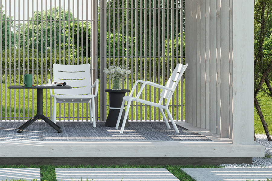 KO Side Table Stool by Toou, showing ko side table stool in live shot.