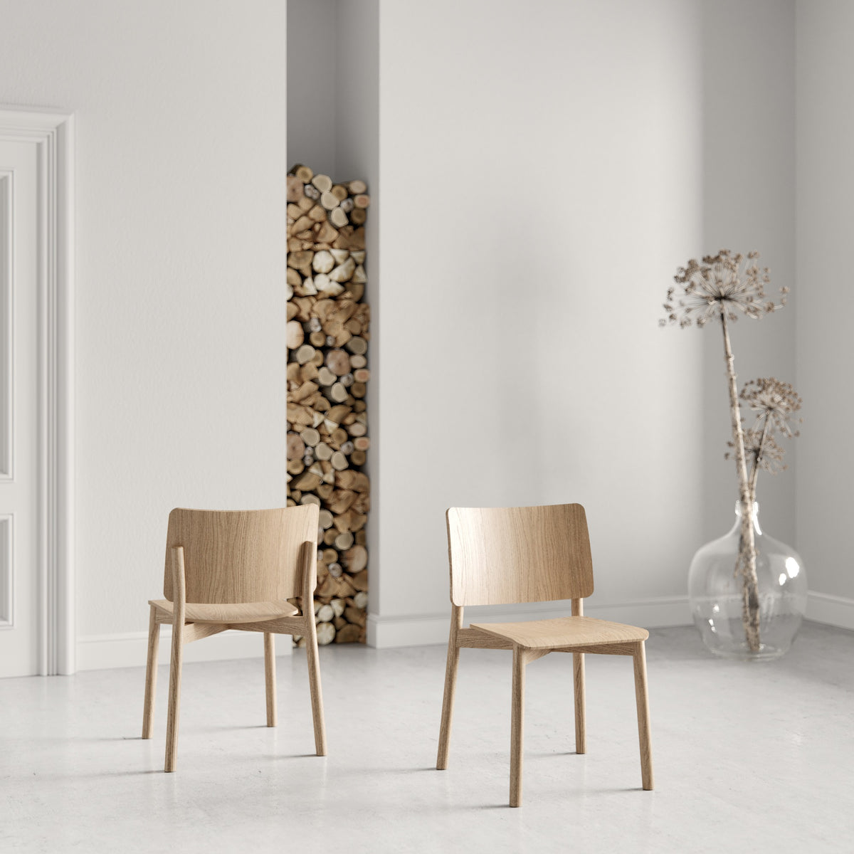 Mia Chair by Kollektiff, showing mia chair in live shot.