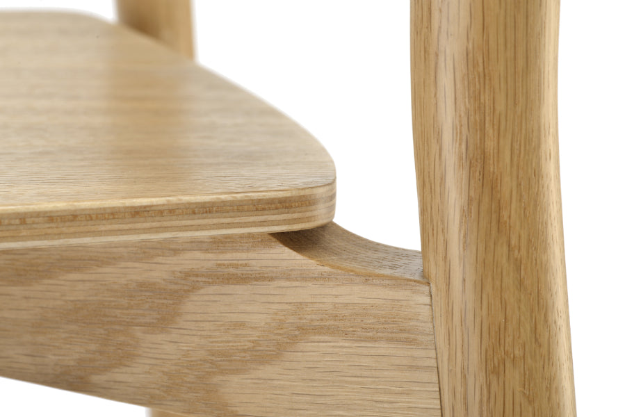 Mia Chair by Kollektiff, showing detail view of mia chair.