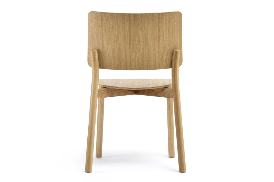 Mia Chair by Kollektiff, showing back-side view of mia chair.