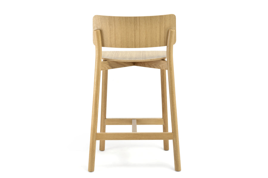 Mia Stool by Kollektiff, showing backside view of mia stool.