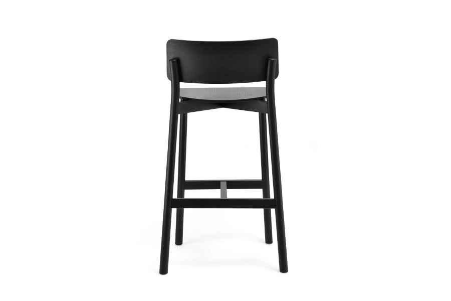 Mia Stool by Kollektiff, showing backside view of mia stool.