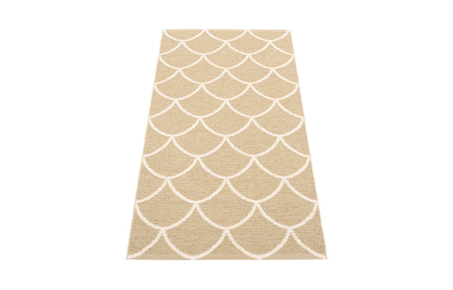 Kotte Sand & Vanilla Runner Rug by Pappelina - 2.25' x 5'.