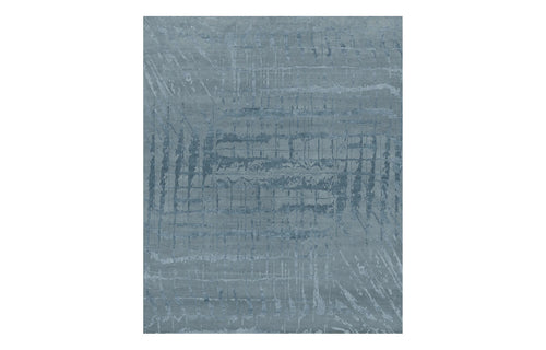 Kuni Moon KN100 Rug by Second Studio - Blue & Silver.