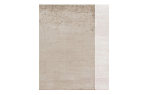 La Val LL100 Rug by Second Studio - Taupe & Cream.