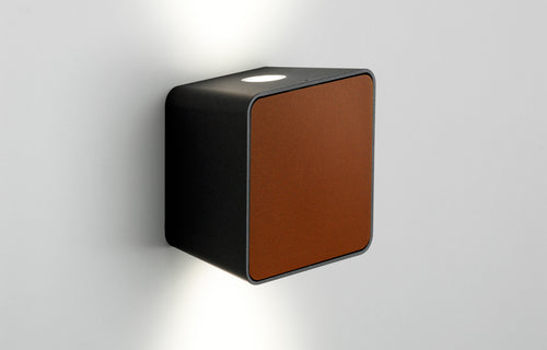 Lab 2 Outdoor Wall Lamp by Marset - Rust Brown Face Plate Accessory.