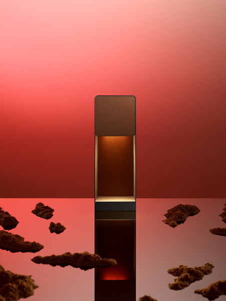 Lab B Bollard Outdoor Light by Marset, showing lab b bollard outdoor light in live shot.