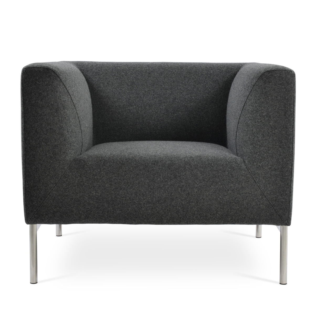 Laguna Armchair by SohoConcept, showing front view of armchair.