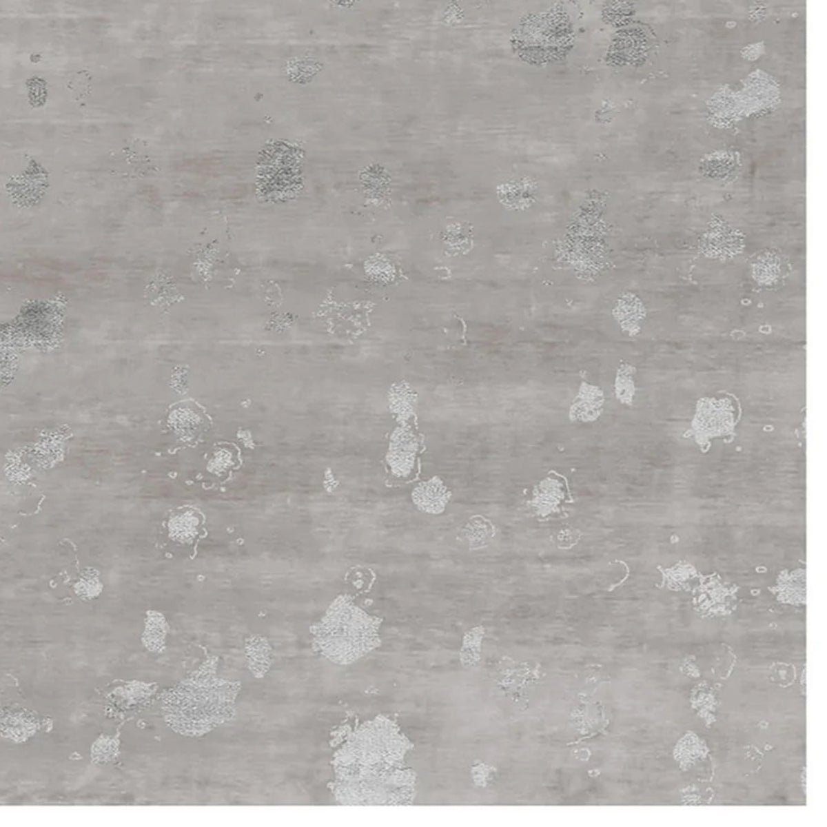 Lake Dua LA24 Rug by Second Studio, showing closeup view of lake dua la24 rug by second studio in light greige & silver.