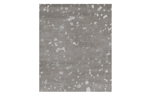 Lake Dua LA25 Rug by Second Studio - Dark Greige & Silver.