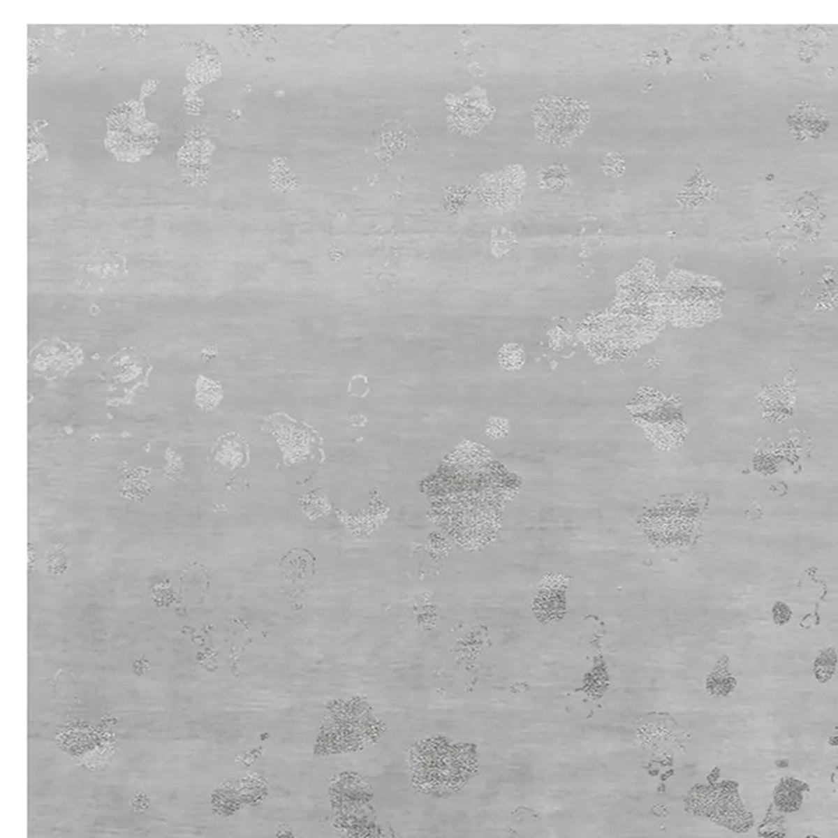Lake Dua LA26 Rug by Second Studio, showing closeup view of lake dua la26 rug by second studio in grey & silver.