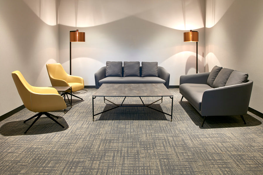 Lamy Metal Lounge Chair by B&T, showing lamy metal lounge chairs in live shot.